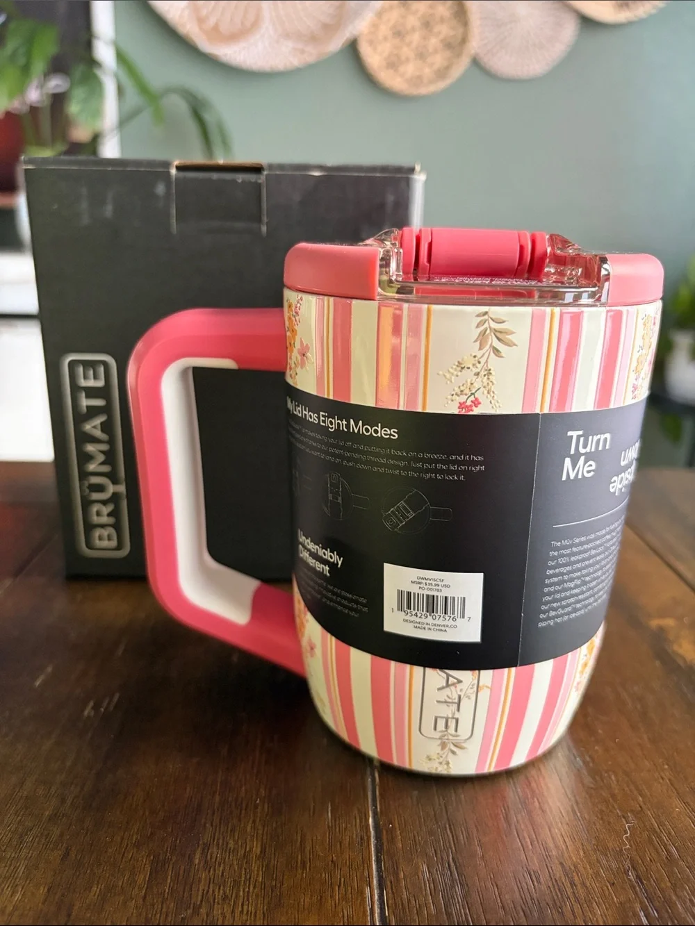 BrüMate Müv 15oz in Cascading Florals! New! Limited Edition!